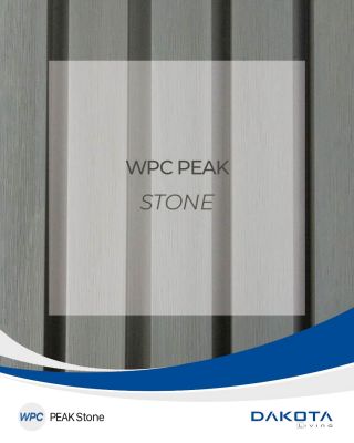 WPC PEAK v povrchové úpravě Stone je řešením pro obklady fasád, stěn a stropů. Tento modulární profil, vyrobený z našeho...