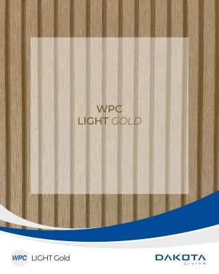 Objevte krásu a praktičnost WPC LIGHT Gold! Díky své voštinové a drenážní struktuře je DAK WPC Light Gold ideální volbou...