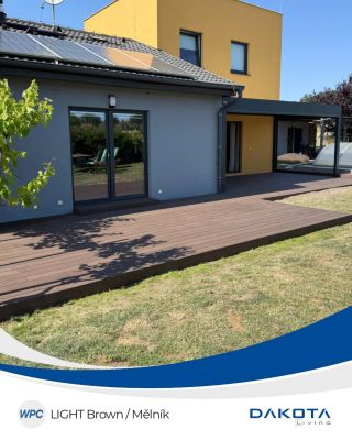 🏡 Zahradní terasa z WPC LIGHT Brown v Mělníku – teplo, styl a pohodlí v jednom 🌞🌿 Další krásná realizace je hotová!...