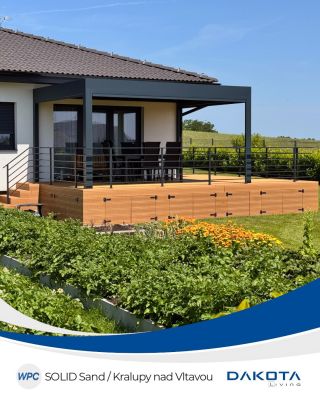 ✨ Terasa z WPC SOLID Sand s pevnou konstrukcí – Kralupy nad Vltavou ✨ V Kralupech nad Vltavou jsme dokončili další krásnou...