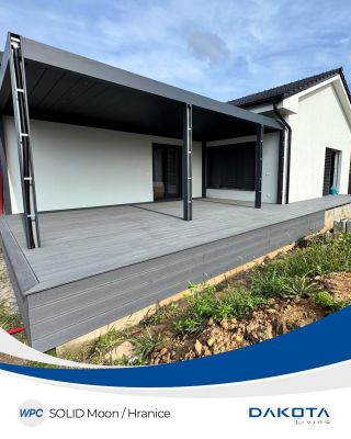 🌙 Zahradní terasa z WPC SOLID Moon – Hranice na Moravě ✨ V Hranicích na Moravě jsme dokončili elegantní zahradní terasu z...